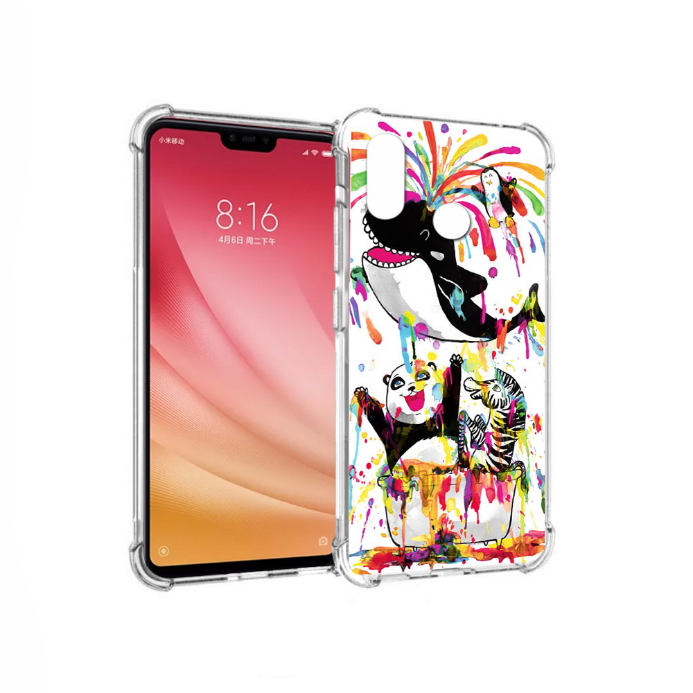 

Чехол MyPads Tocco для Xiaomi Mi 8 Хиппи кит (PT110454.314.191), Прозрачный, Tocco