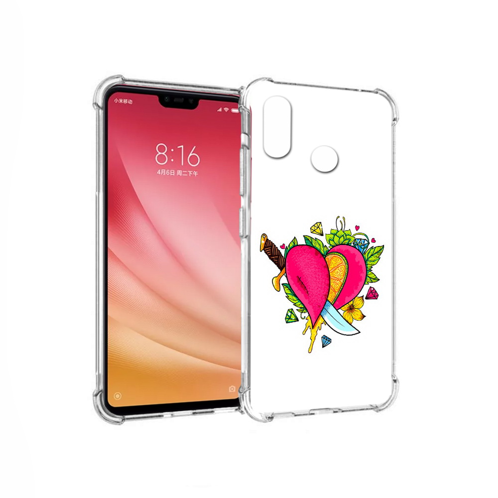 

Чехол MyPads Tocco для Xiaomi Mi 8 Фруктовое сердце (PT110454.314.188), Прозрачный, Tocco