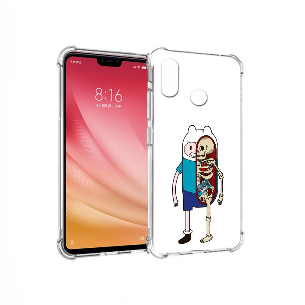 

Чехол MyPads Tocco для Xiaomi Mi 8 Финн скелет (PT110454.314.187), Прозрачный, Tocco