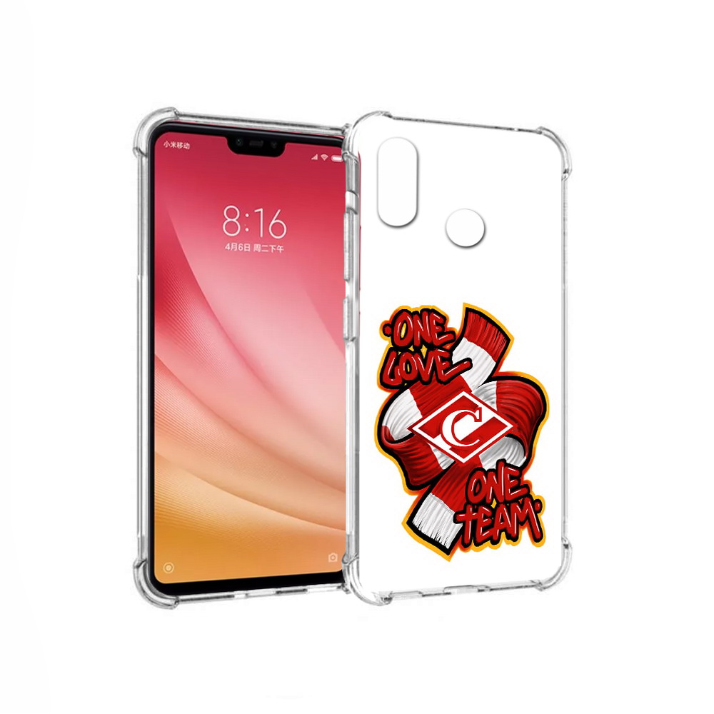 

Чехол MyPads Tocco для Xiaomi Mi 8 ФК спарак 1 любовь (PT110454.314.184), Прозрачный, Tocco