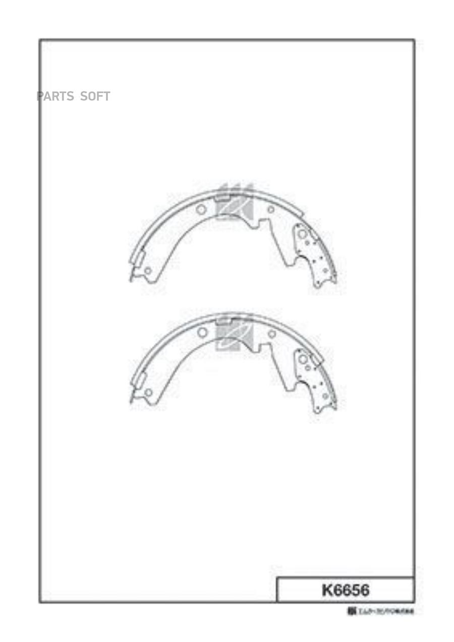 

Тормозные колодки Kashiyama k6656