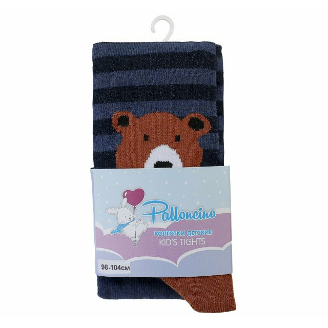 

Колготки для мальчика Palloncino хлопок темно-синие р 74-80, Синий