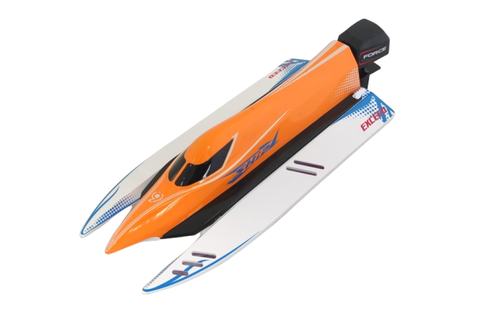 Бесколлекторный катер на радиоуправлении Speedboat 2 4G, 45км, ч, 43 см