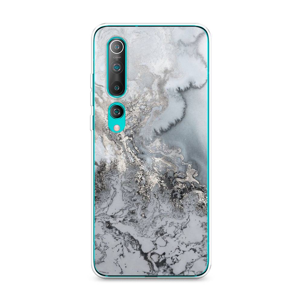 

Чехол Awog на Xiaomi Mi 10 "Морозная лавина серая", Разноцветный, 37550-3