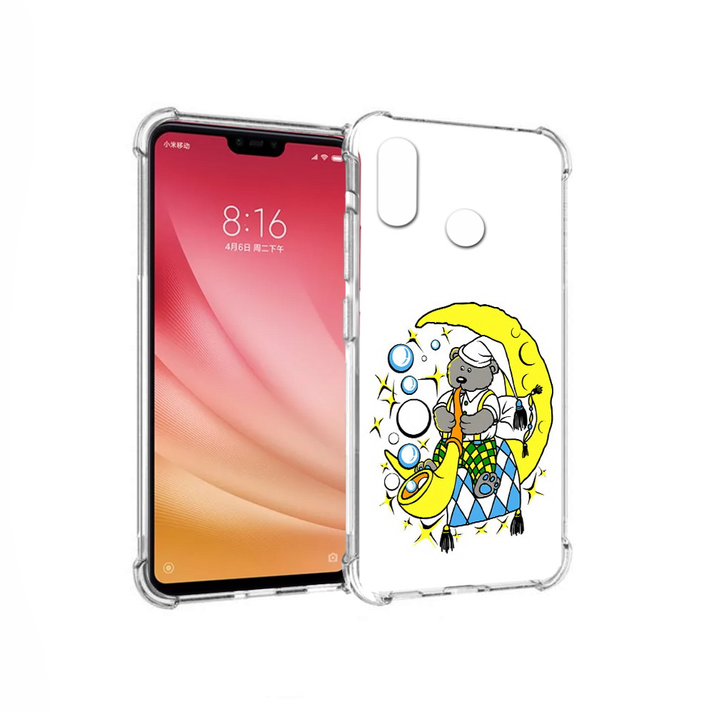 

Чехол MyPads Tocco для Xiaomi Mi 8 Сырная луна (PT110454.314.167), Прозрачный, Tocco