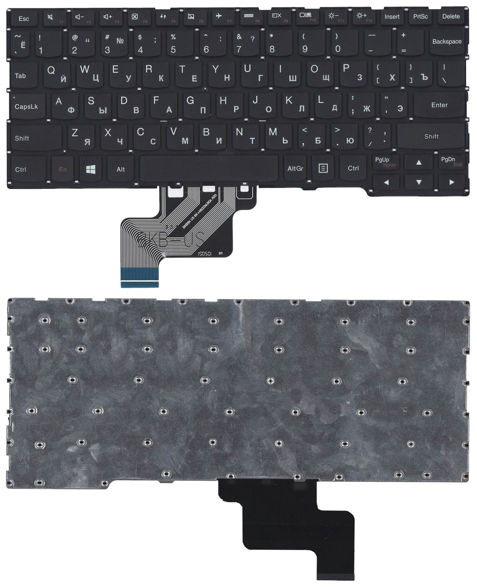 Клавиатура OEM для ноутбука Lenovo Yoga 3 11 300-11BR/300-11/BY 700-11ISK черная