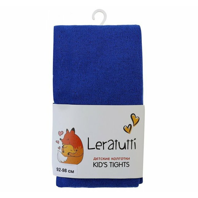 

Колготки для мальчика Leratutti хлопок синие р 122-128, Синий
