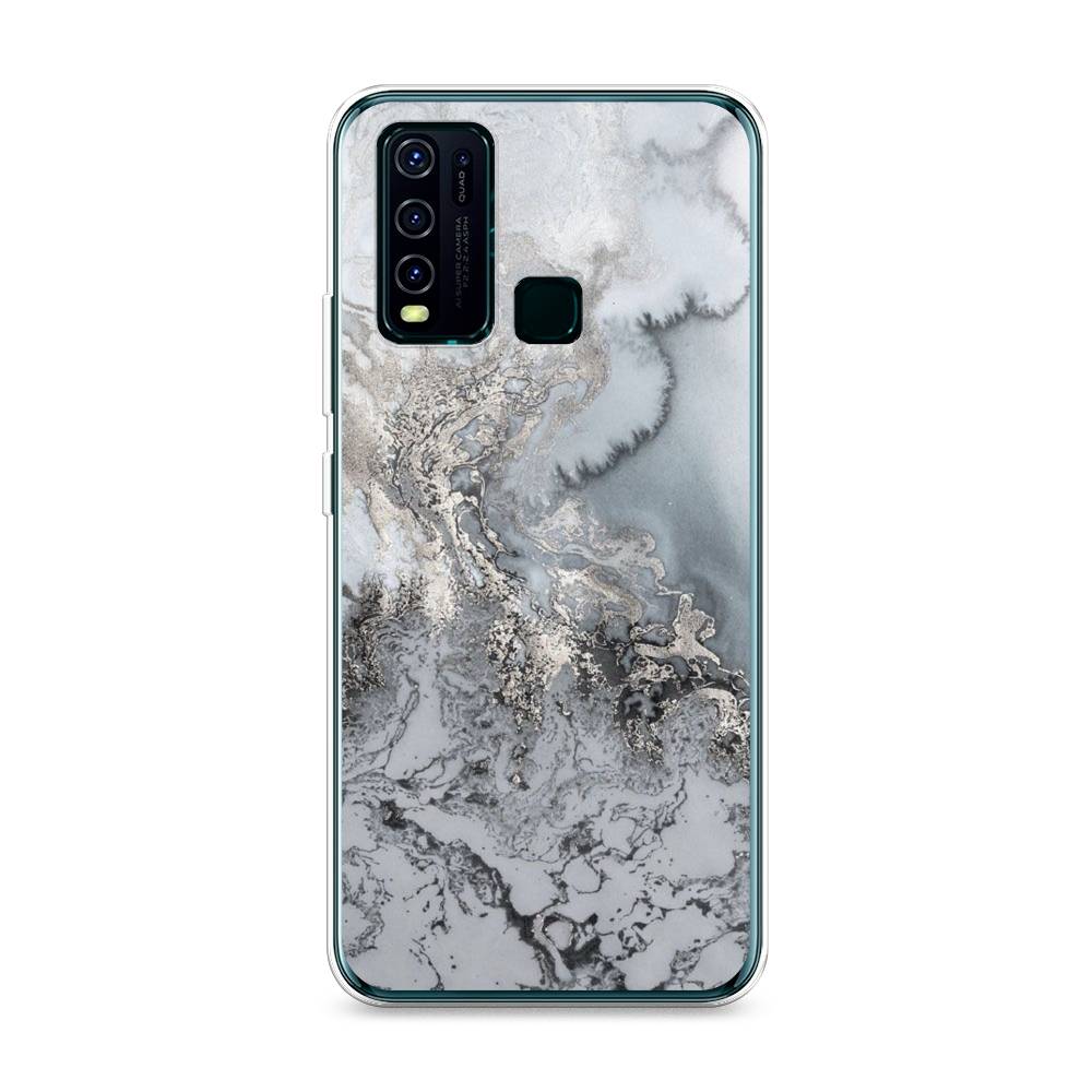 фото Чехол awog "морозная лавина серая" для vivo y30