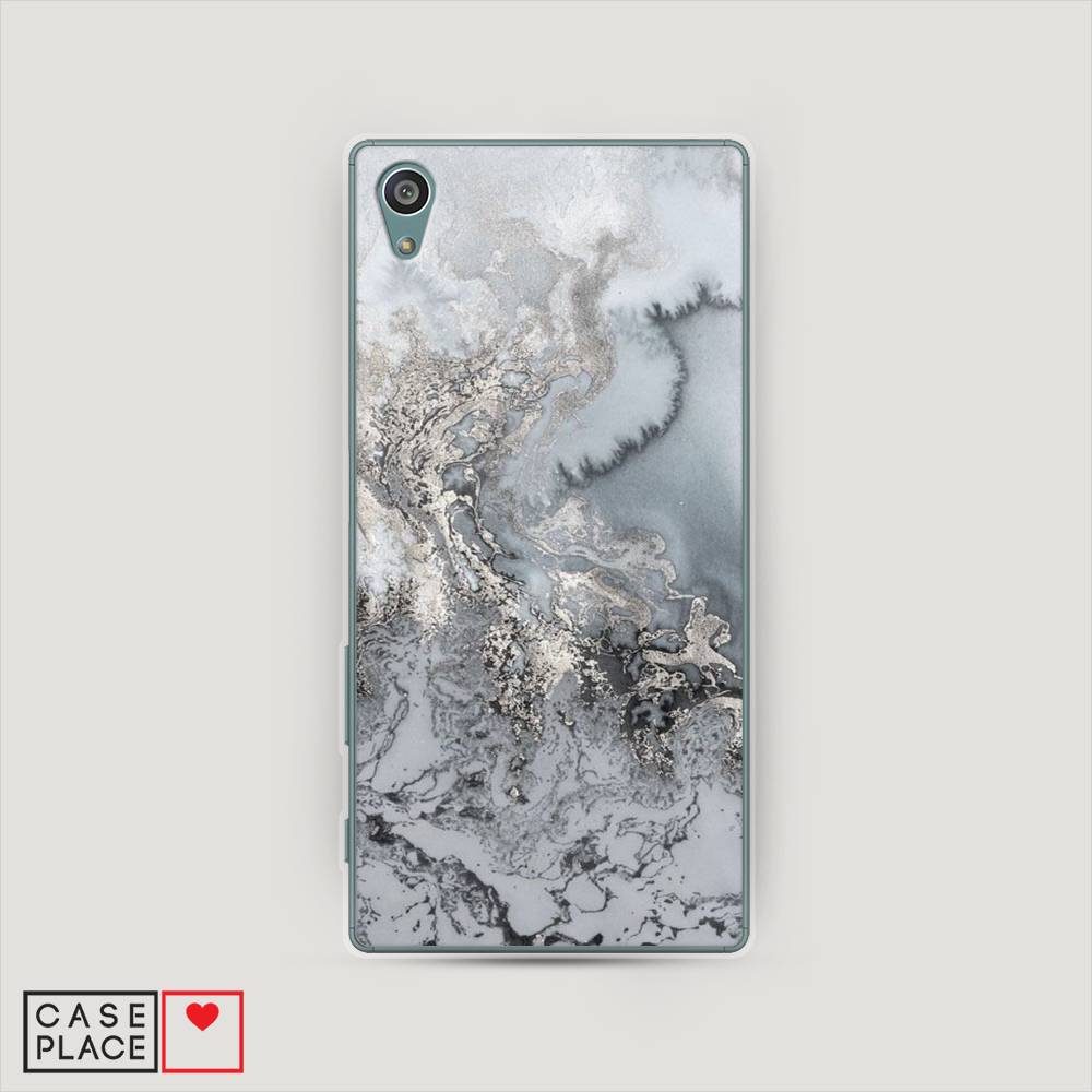 

Чехол Awog на Sony Xperia Z5 (Z5 Dual) "Морозная лавина серая", Разноцветный, 52150-3