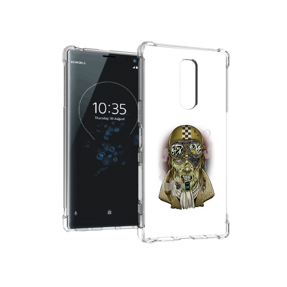 

Чехол MyPads Tocco для Sony Xperia 1 военный зомби (PT141276.244.264), Прозрачный, Tocco