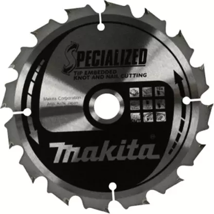 фото Пильный диск для демонтажа 190x30x1.25x40t makita b-31304