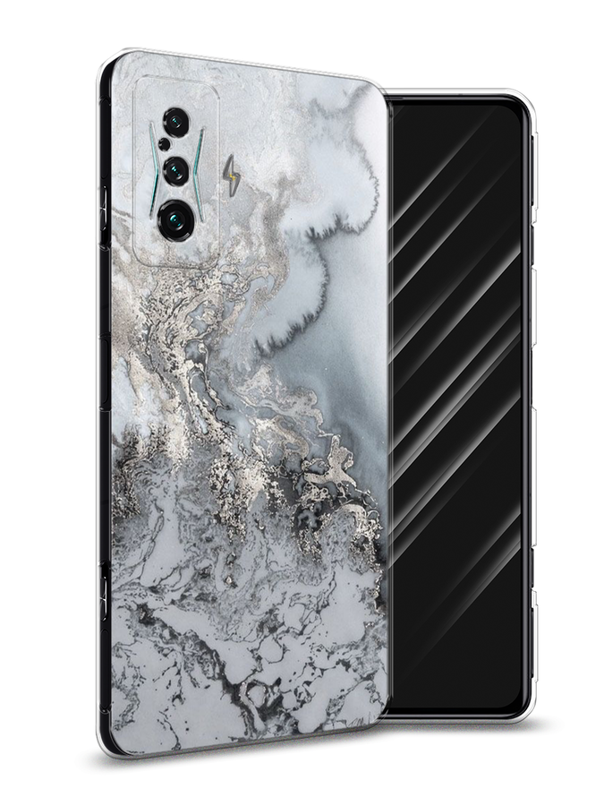 

Чехол Awog на Xiaomi Redmi K50 GE "Морозная лавина серая", Разноцветный, 314350-3