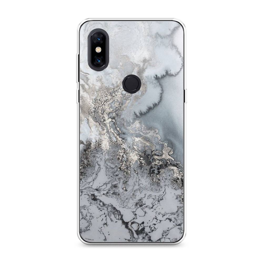 

Чехол Awog на Xiaomi Mi Mix 3 "Морозная лавина серая", Разноцветный, 34950-3