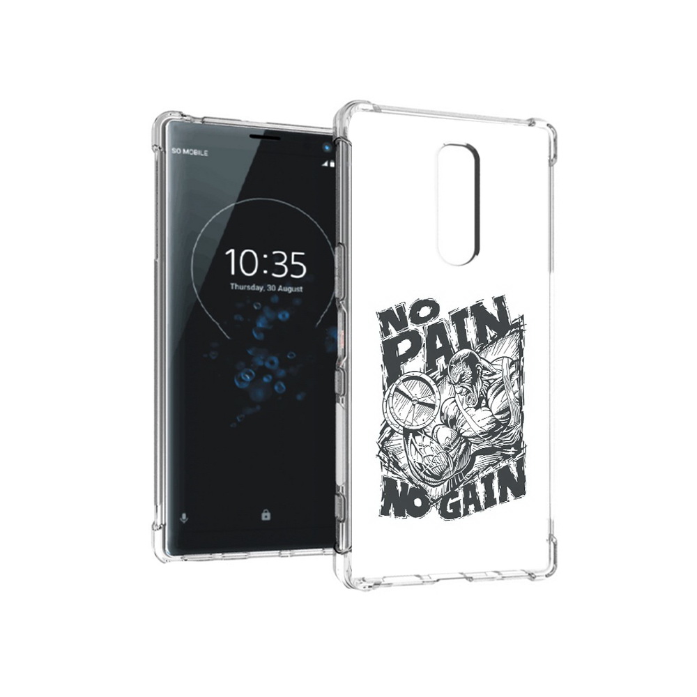 

Чехол MyPads Tocco для Sony Xperia 1 бодибилдинг тяжелая работа (PT141276.244.238), Прозрачный, Tocco