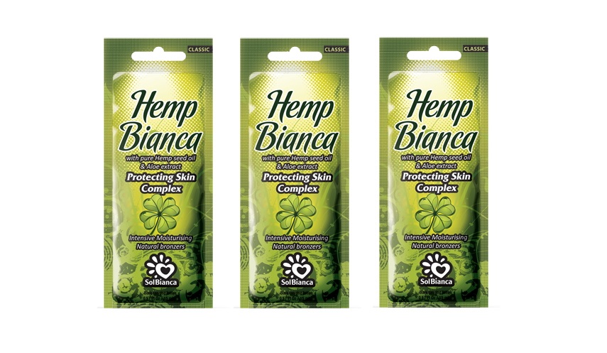 фото Крем для солярия hemp bianca с маслом семян конопли и экстрактом алоэ 15 мл х 3 шт. sol bianca