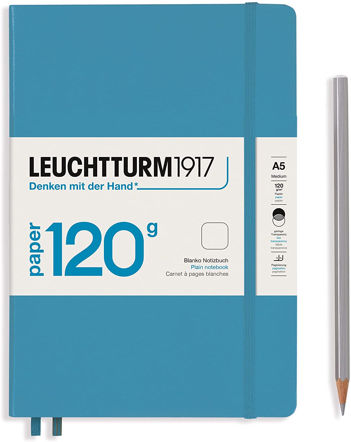 

Блокнот Leuchtturm Edition А5 (нелинованный) 102 листа нордический синий твердая обложка, 120g Edition