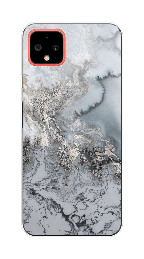 

Чехол Awog на Google Pixel 4 XL "Морозная лавина серая", Разноцветный, 270550-3