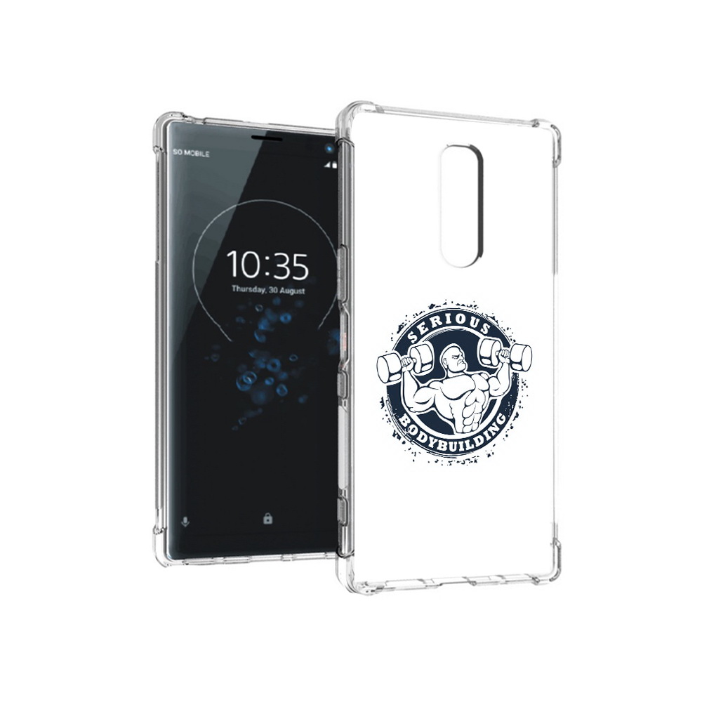

Чехол MyPads Tocco для Sony Xperia 1 бодибилдинг воля к победе (PT141276.244.231), Прозрачный, Tocco