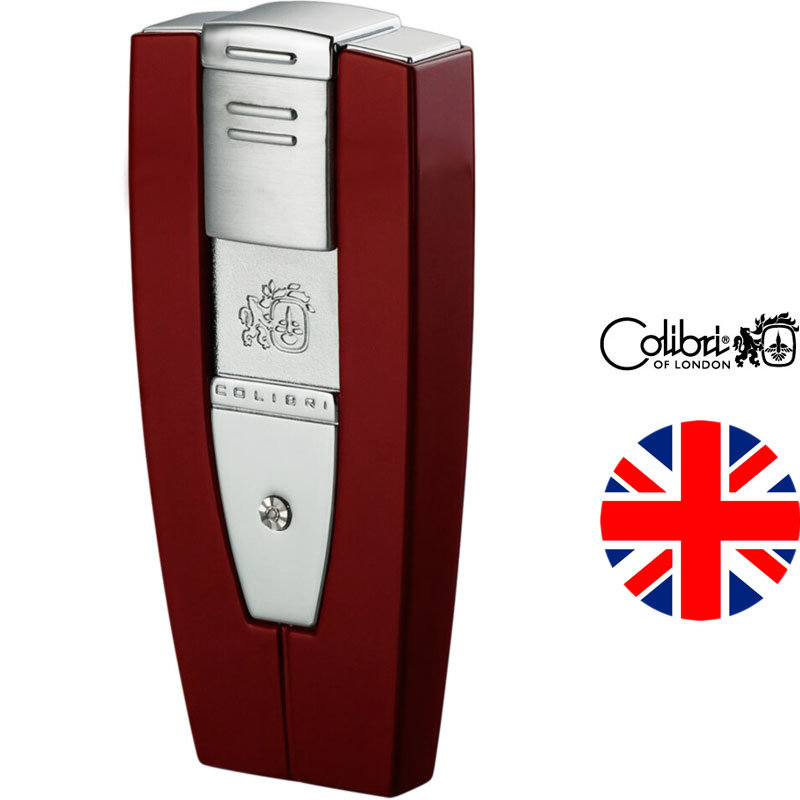 

Газовая зажигалка Colibri Solitaire Red Lacquer & Satin Silver & Diamond