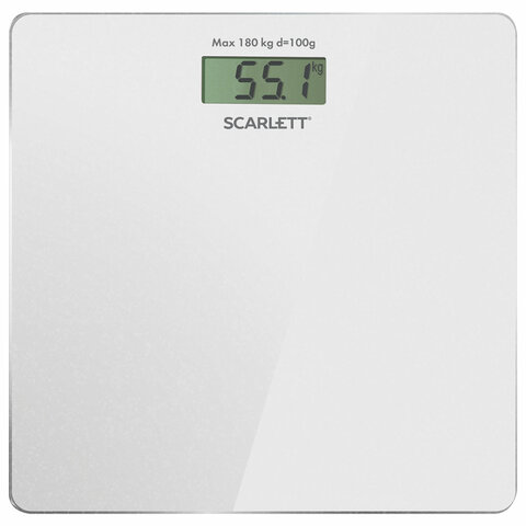 фото Весы напольные scarlett sc-bs33e107 white