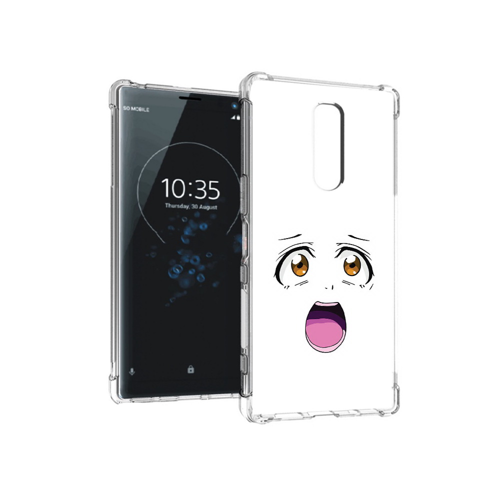 

Чехол MyPads Tocco для Sony Xperia 1 аниме лицо (PT141276.244.223), Прозрачный, Tocco
