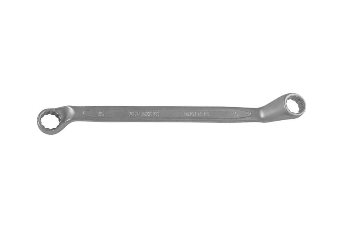 THORVIK ORW0809 Ключ гаечный накидной изогнутый 75°, 8x9 мм