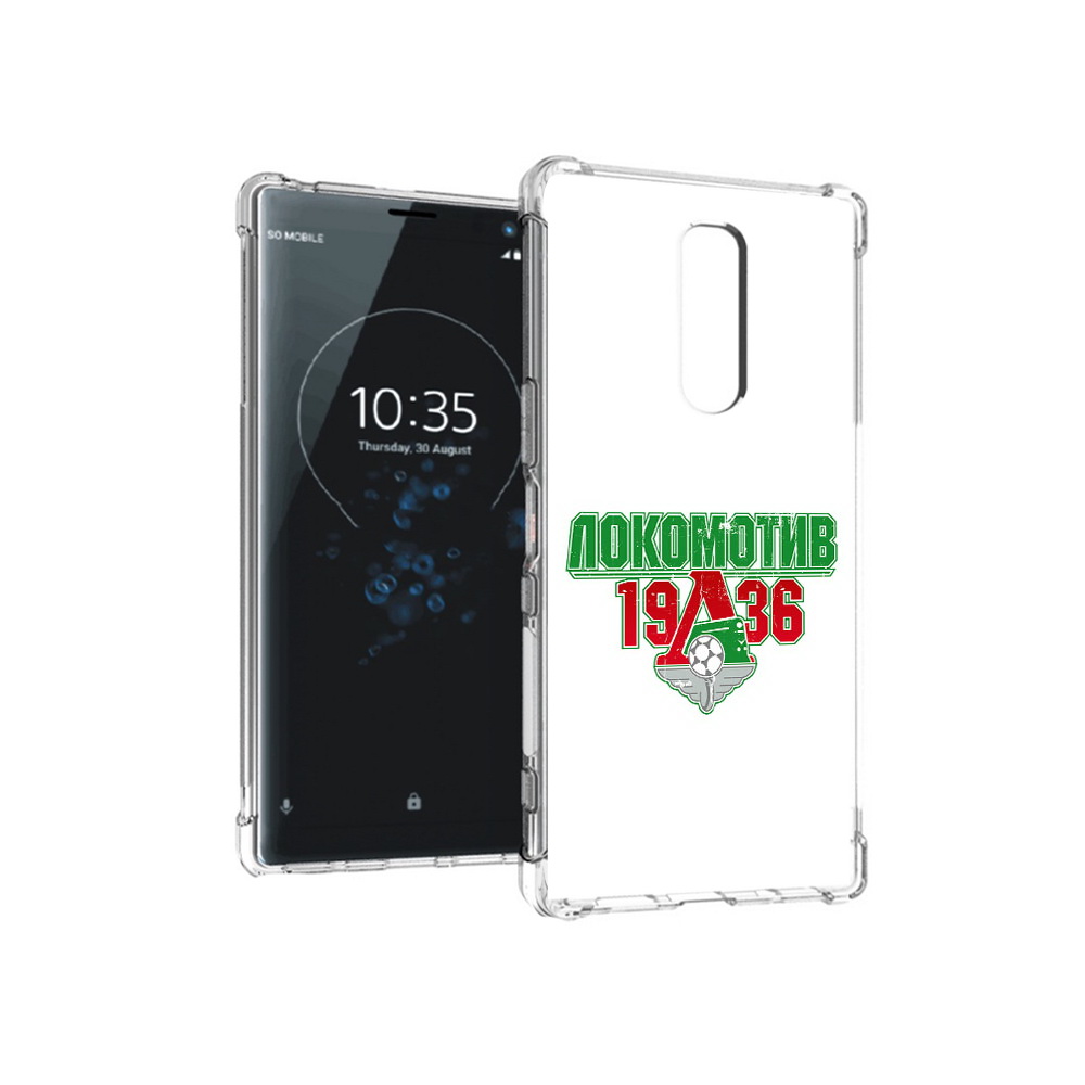 

Чехол MyPads Tocco для Sony Xperia 1 ФК локомотив 1936 (PT141276.244.182), Прозрачный, Tocco