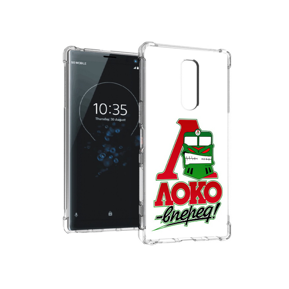 

Чехол MyPads Tocco для Sony Xperia 1 ФК локо вперед (PT141276.244.181), Прозрачный, Tocco