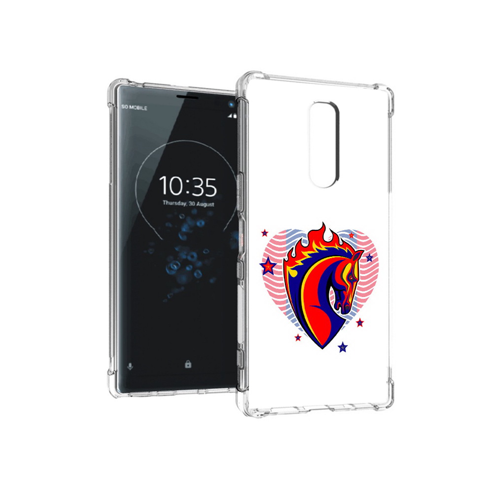

Чехол MyPads Tocco для Sony Xperia 1 ФК ЦСЛ Лошадь (PT141276.244.180), Прозрачный, Tocco