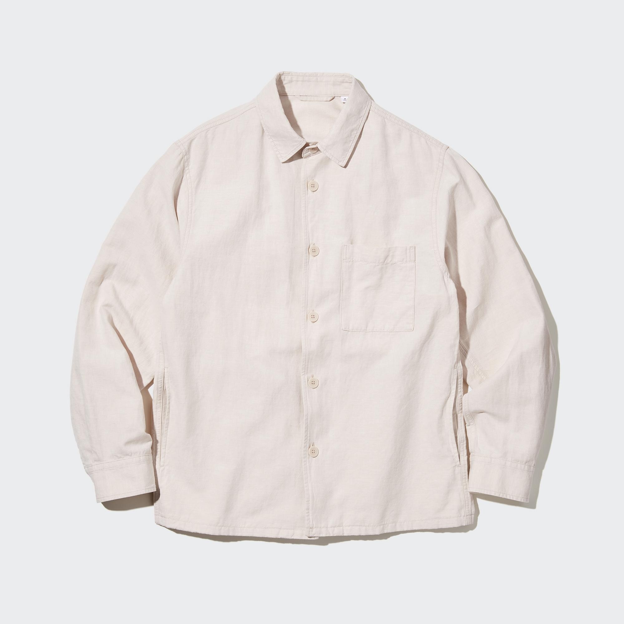 

Рубашка мужская UNIQLO 450405COL30 бежевая 2XL (доставка из-за рубежа), 450405COL30