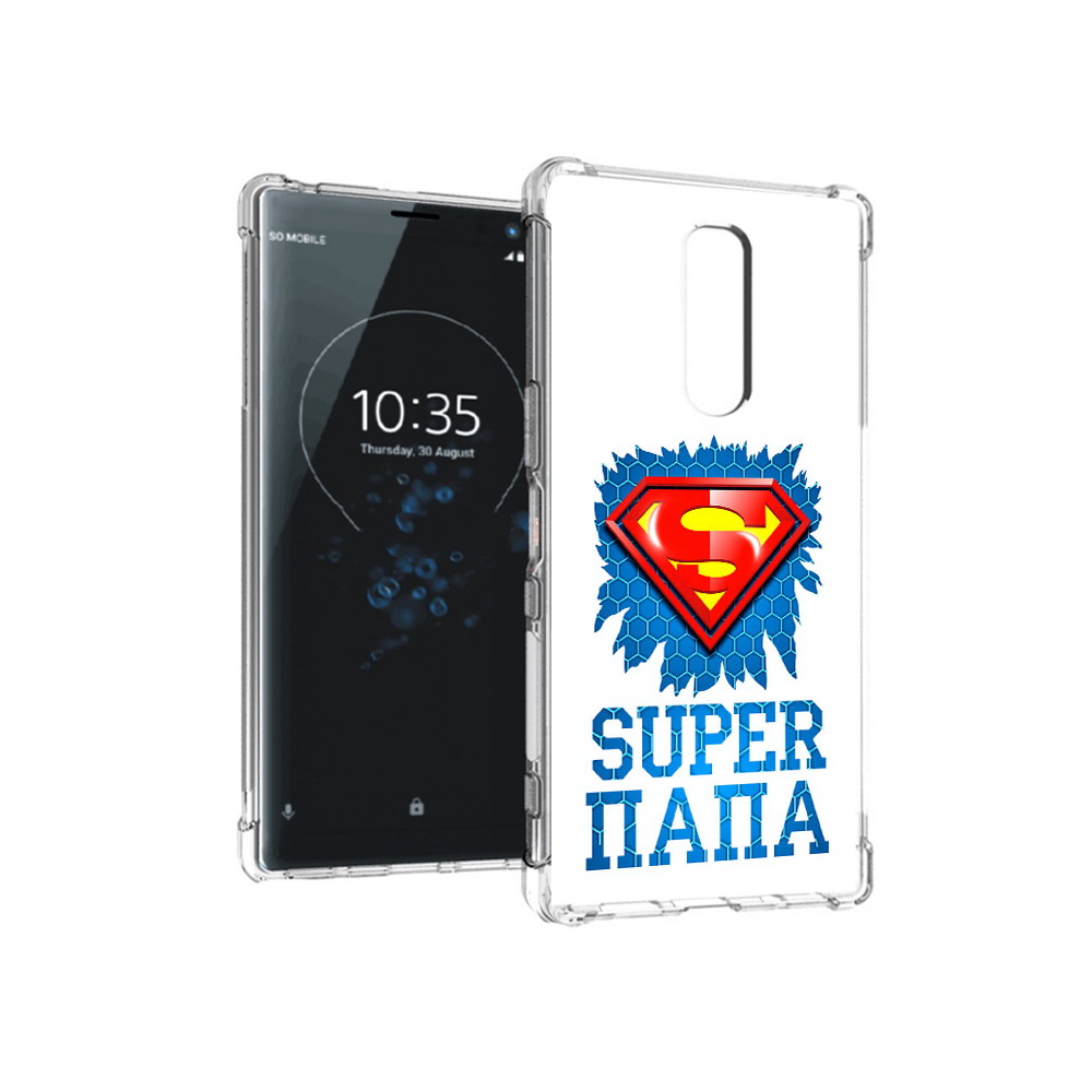 

Чехол MyPads Tocco для Sony Xperia 1 Супер Папа (PT141276.244.165), Прозрачный, Tocco