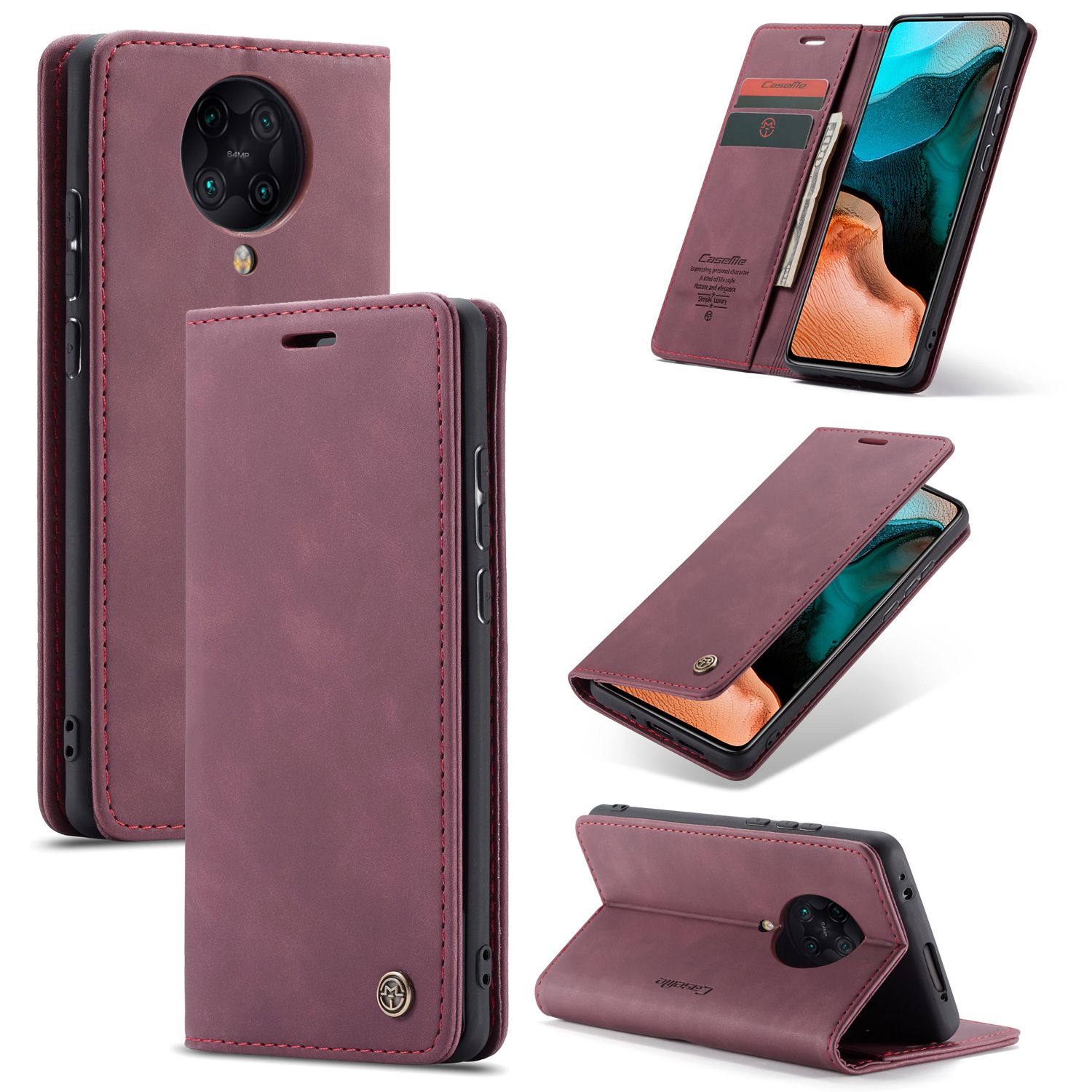 

Чехол MyPads для Xiaomi Poco F2 Pro/Redmi K30 Pro, Бордовый