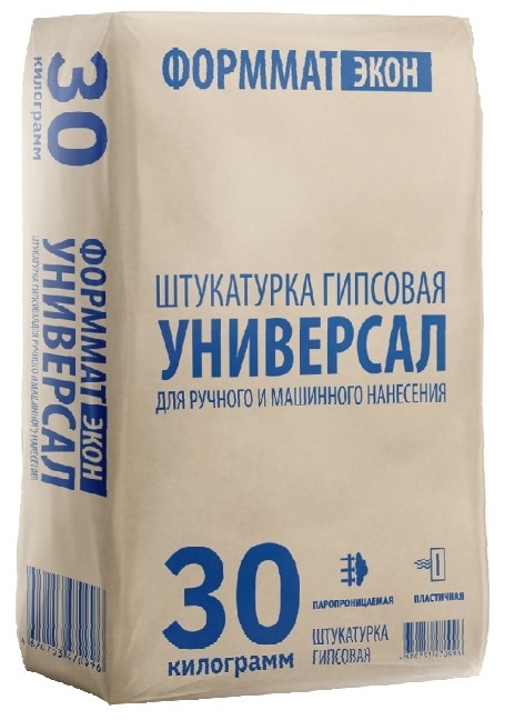 

Штукатурка гипсовая СМ 999 Универсал 30 кг, Серый