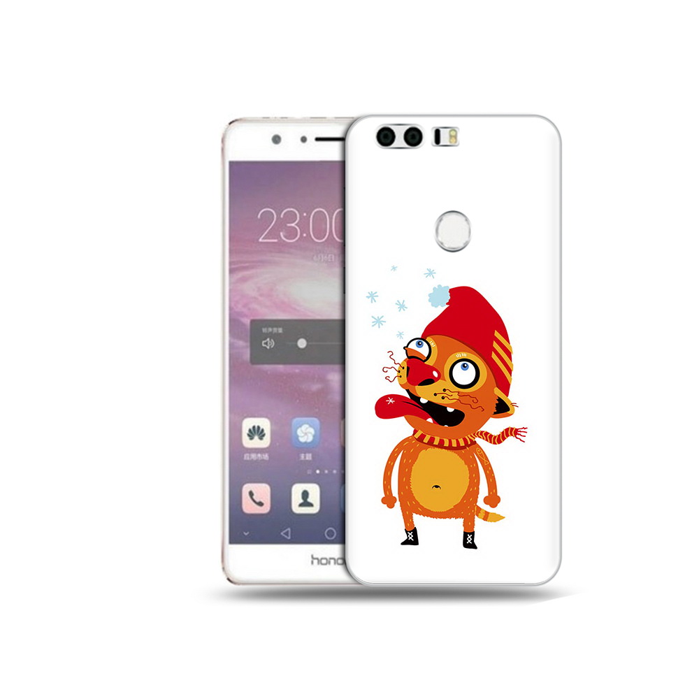 

Чехол MyPads Tocco для Honor 8 Зимний кот (PT46676.38.88), Прозрачный, Tocco