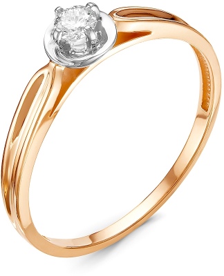 

Кольцо из красного золота с бриллиантом р. 17,5 Klondike 01-01202-01-001-01-01, 01-01202-01-001-01-01