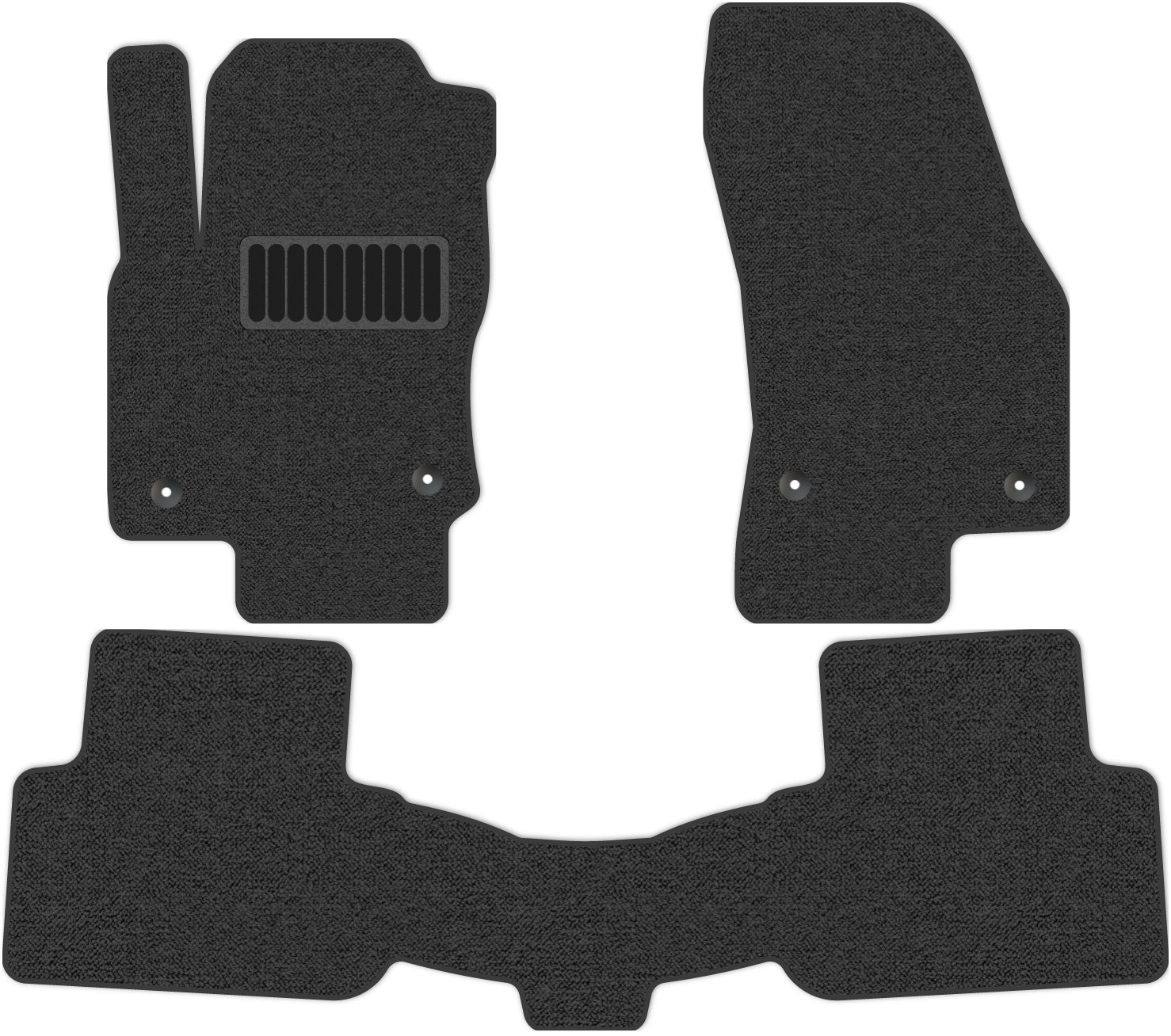 фото Коврики allmone "comfort" для volkswagen tiguan ii (ad1) 2021 - н.в. темно-серый 5 шт. фол