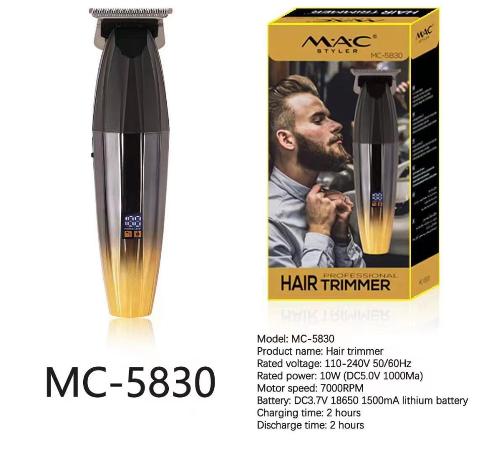 

Триммер M.A.C MC-5830 серебристый, MC-5830