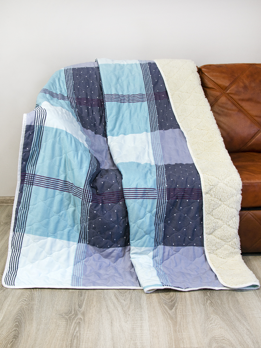 фото Плед selena дублин из шерпы с размерами 200х220см