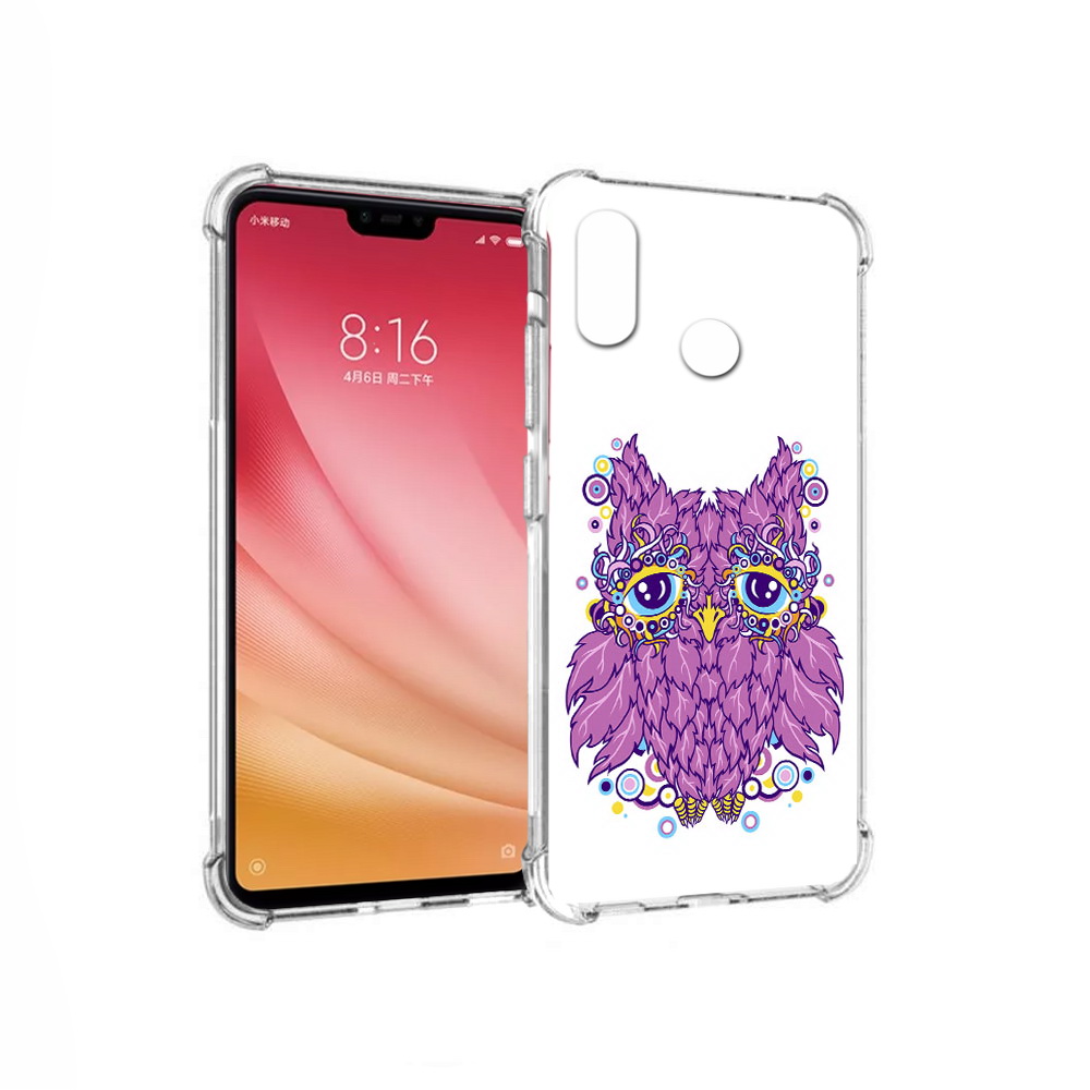 

Чехол MyPads Tocco для Xiaomi Mi 8 Розовая сова (PT110454.314.147), Прозрачный, Tocco