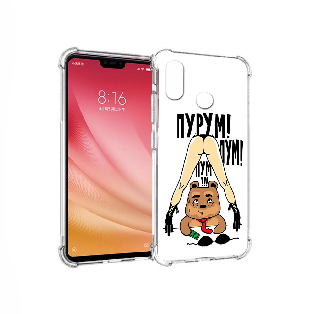

Чехол MyPads Tocco для Xiaomi Mi 8 Пурум пум пум (PT110454.314.140), Прозрачный, Tocco