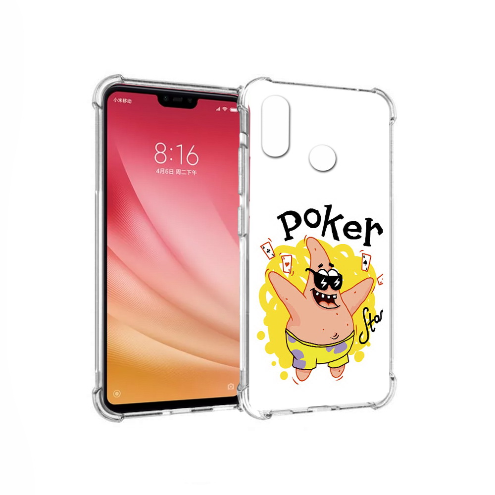 

Чехол MyPads Tocco для Xiaomi Mi 8 Патрик (PT110454.314.133), Прозрачный, Tocco