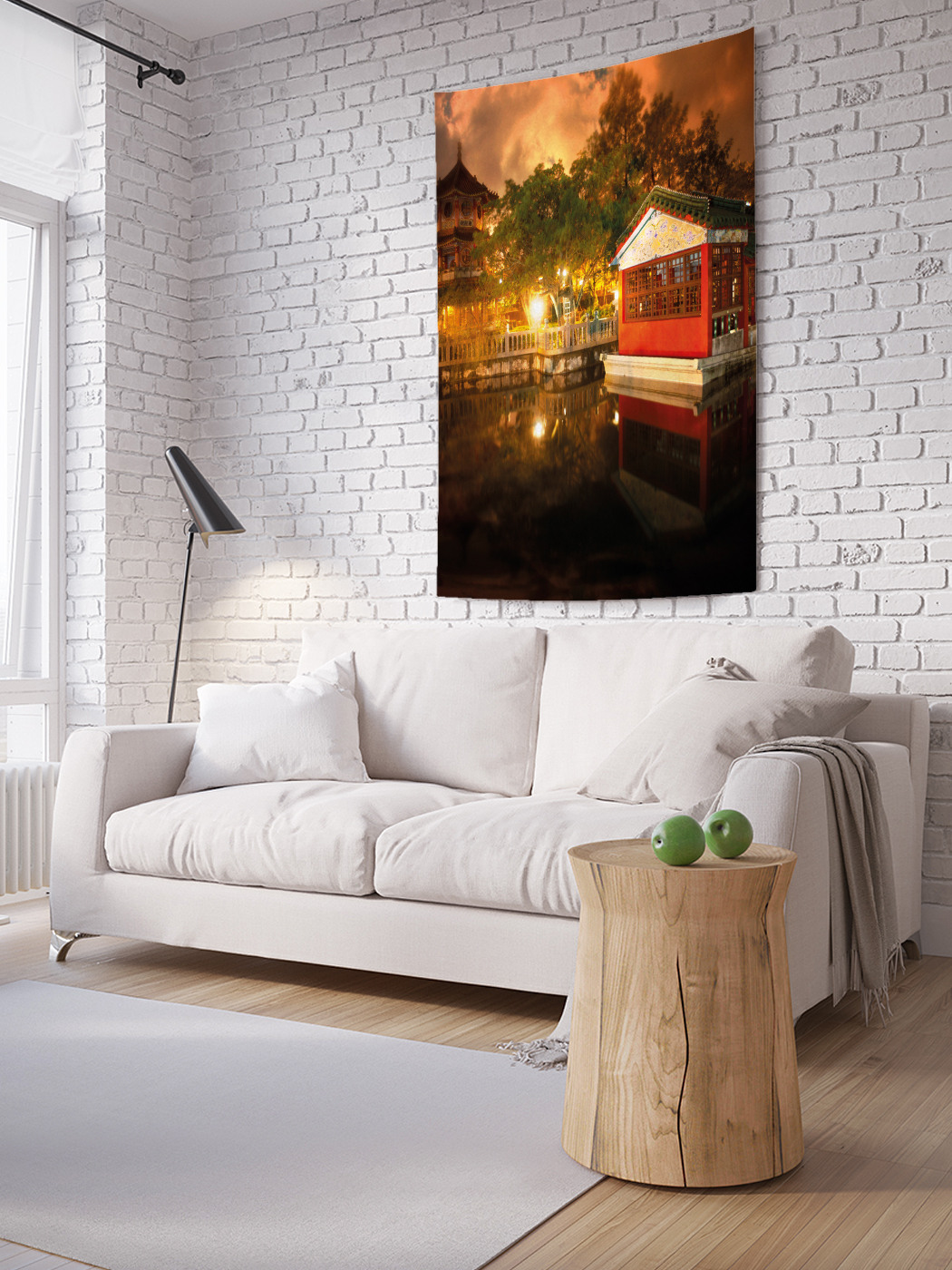 

Вертикальное фотопанно на стену JoyArty Вечер в Китае 100x150 см, Вечер в Китае