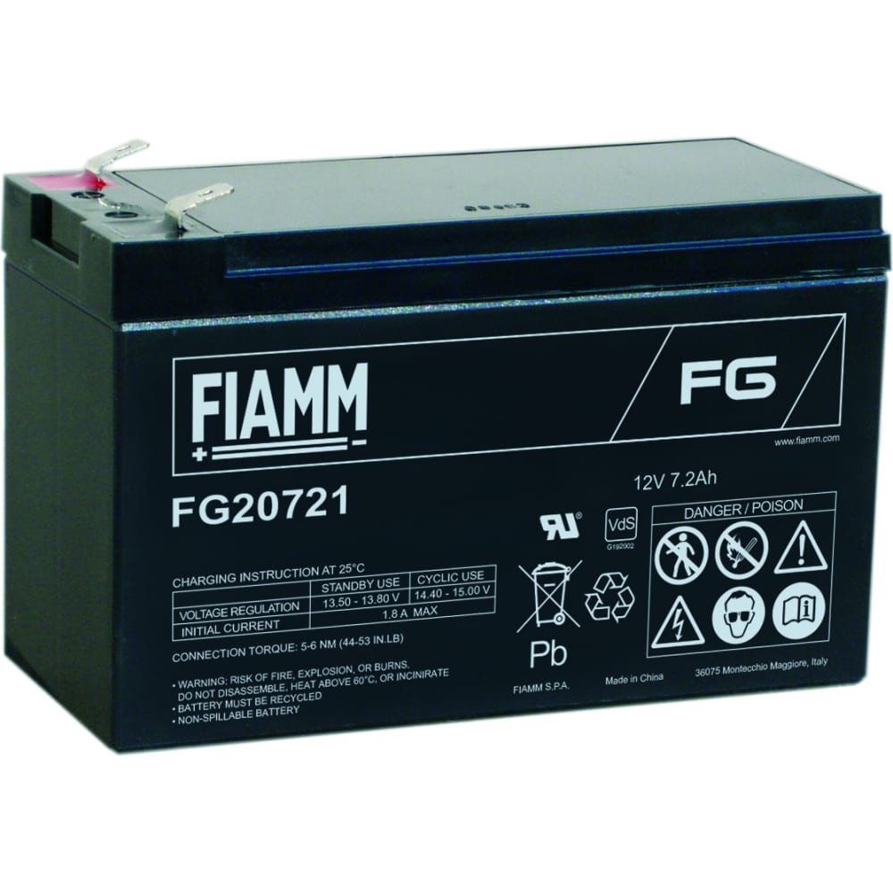 Аккумуляторная батарея 12В 72 Ач FIAMM FG20721 4799₽