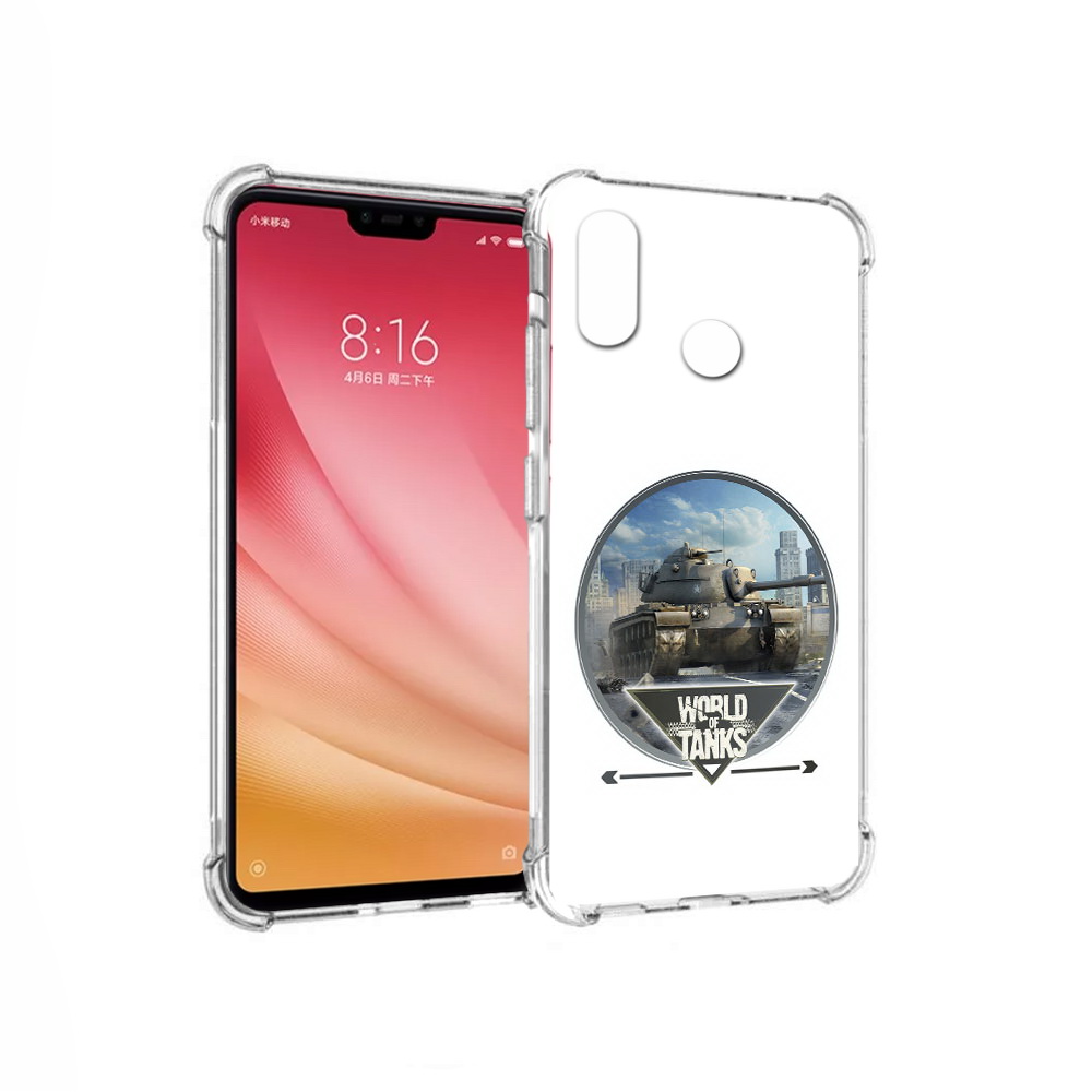 

Чехол MyPads Tocco для Xiaomi Mi 8 Мир танков (PT110454.314.119), Прозрачный, Tocco