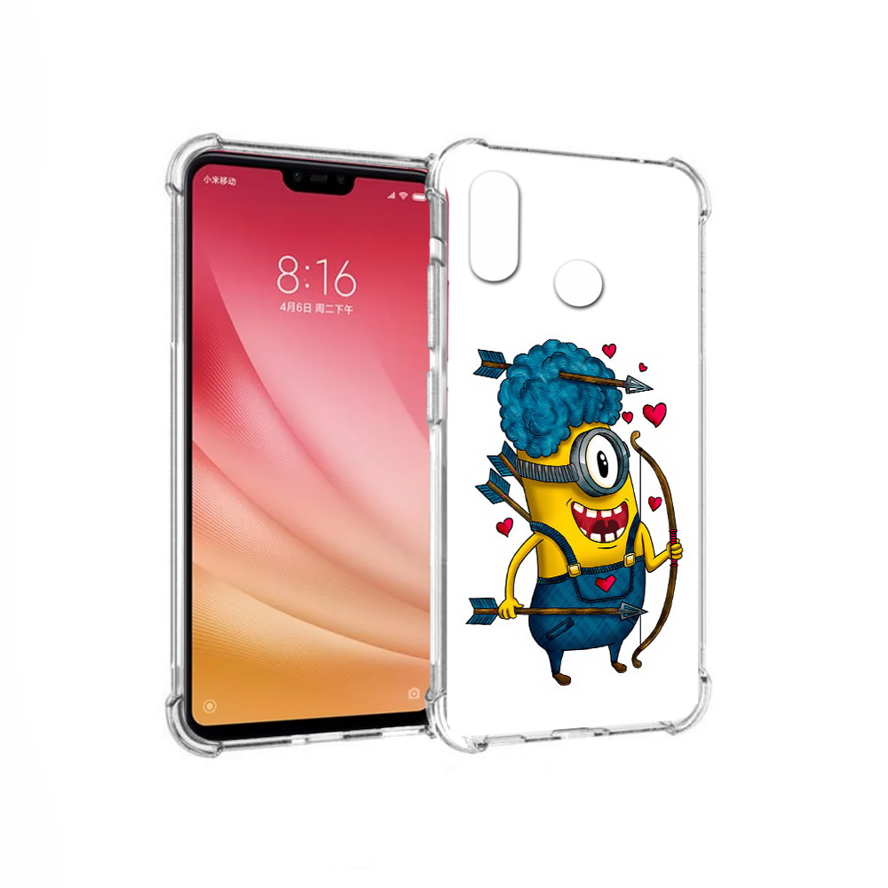 

Чехол MyPads Tocco для Xiaomi Mi 8 Миньон купидон (PT110454.314.117), Прозрачный, Tocco