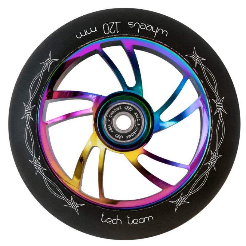 

Колесо для самоката Tech Team Big Brock 120 мм, e-plated Neo Chrome