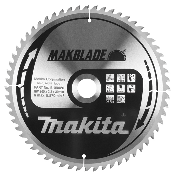 фото Пильный диск макита standart 190х20х2.2х48t b-08953 makita