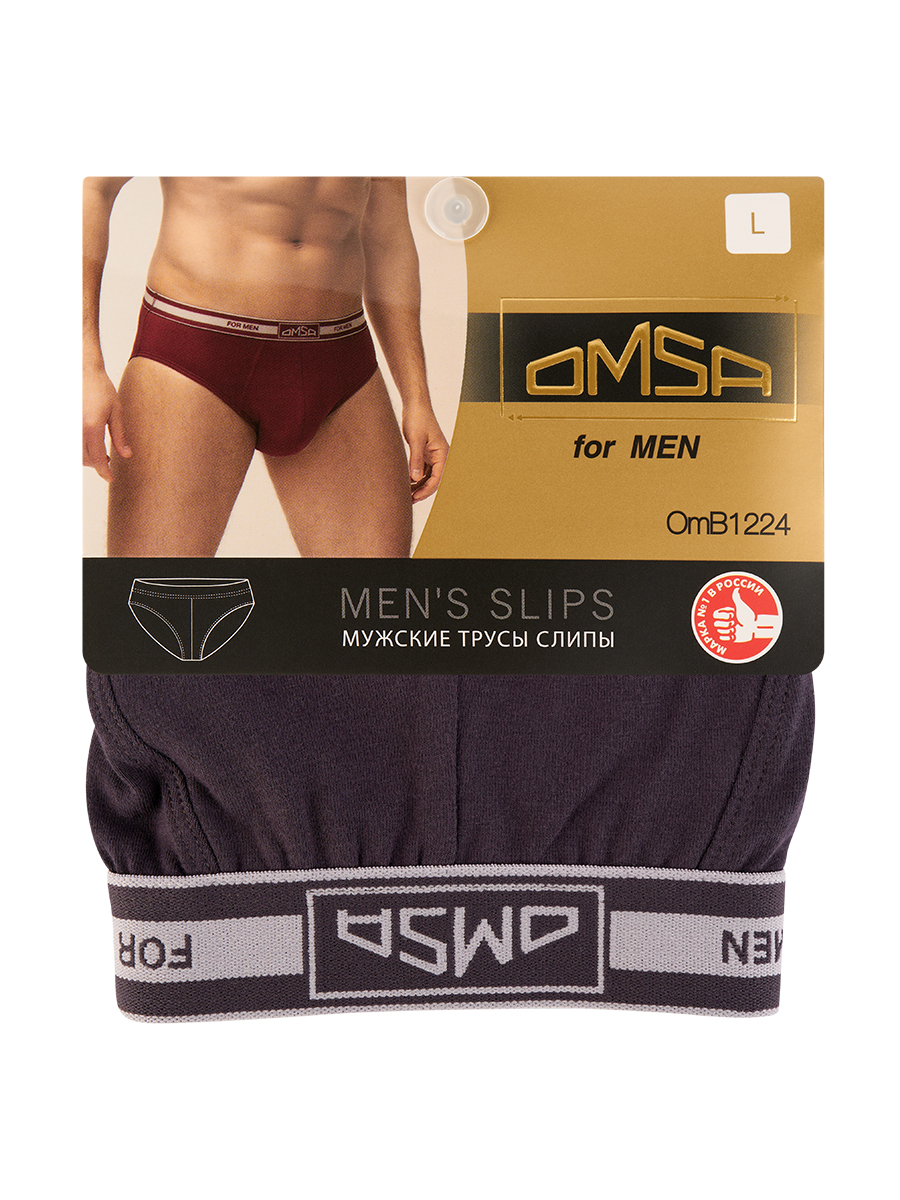 

Трусы мужские Omsa for men OmS 1224 серые XL, Серый, OmS 1224