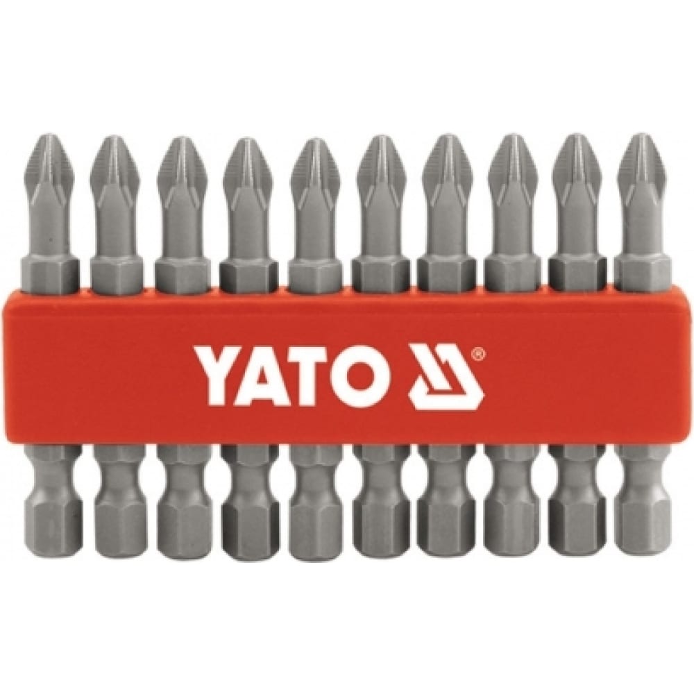 

YATO Бита крестовая PН1 1/4 50мм 10шт. YT-0477