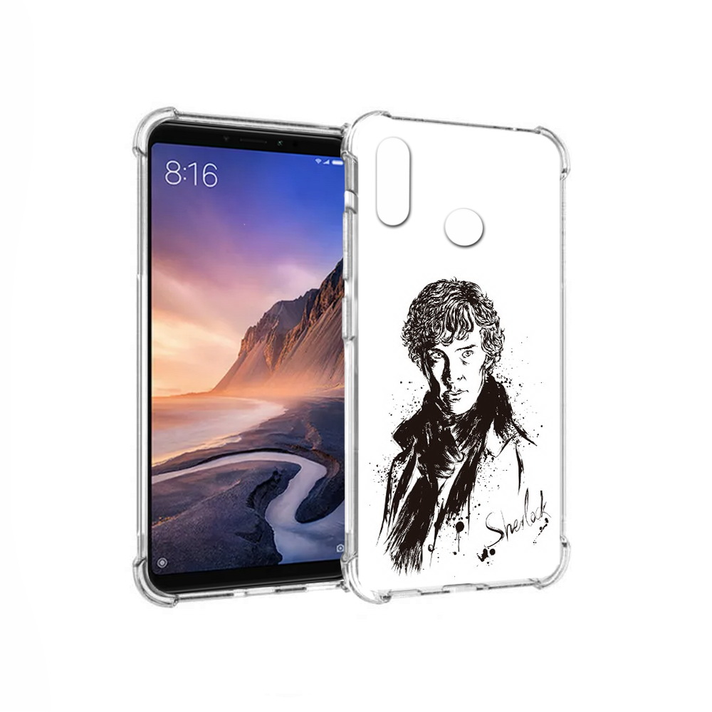 

Чехол MyPads Tocco для Xiaomi Mi Max 3 шерлок холмс портрет (PT115366.313.698), Прозрачный, Tocco